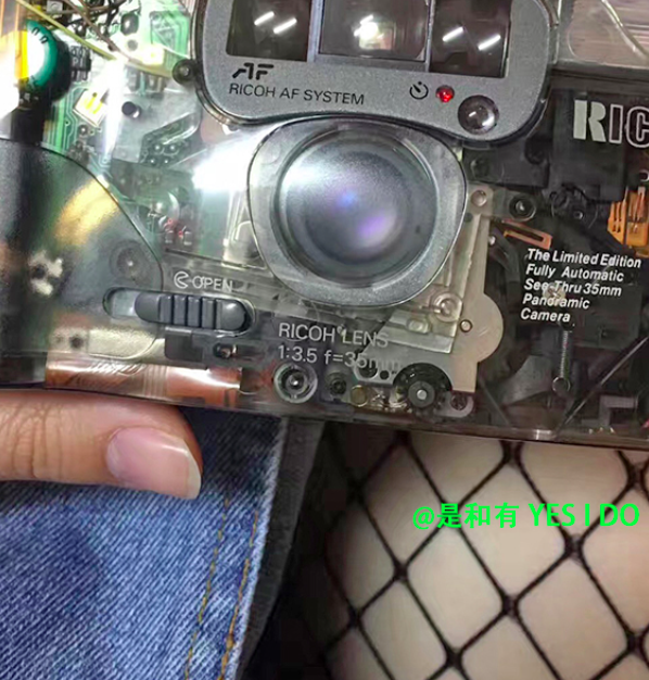 One of my more unique finds of 2023 this far: a funky Ricoh FF-9SD Limited.  Fully functional transparent 35mm camera made by Ricoh in 1992. :  r/AnalogCommunity